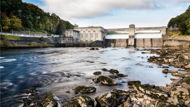 Scotlands Hotel The Salmon Ladder and Dam