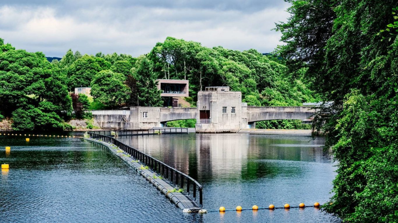 The Salmon & Ladder Dam in Pitlochry